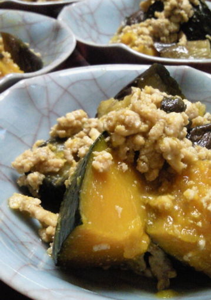 南瓜と茄子のそぼろ煮-レシピのメイン写真