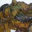 なすの甘辛マスタード焼き