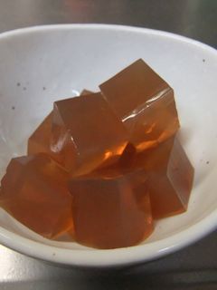 カロリーゼロ!!ウーロン茶寒天♪-レシピのメイン写真
