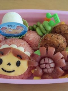 キャラ弁♪あかちゃんまん(アンパンマン)-レシピのメイン写真