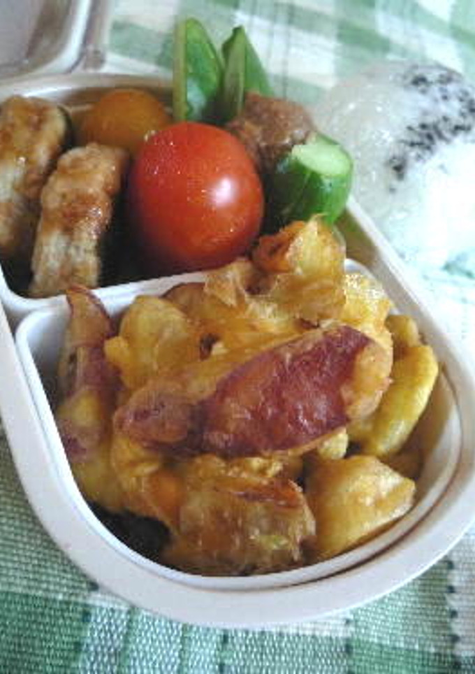 ゆで卵とウインナーのカレー風味かき揚げ-レシピのメイン写真