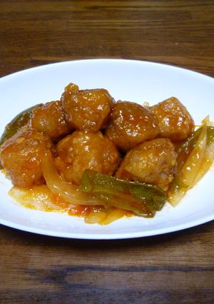 りんご酢豚-レシピのメイン写真