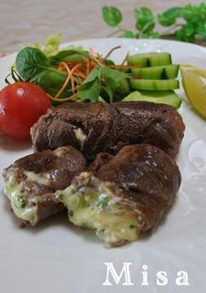 とろとろチーズ肉巻き-レシピのメイン写真