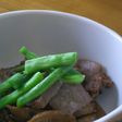 牛肉とごぼうの炒め物