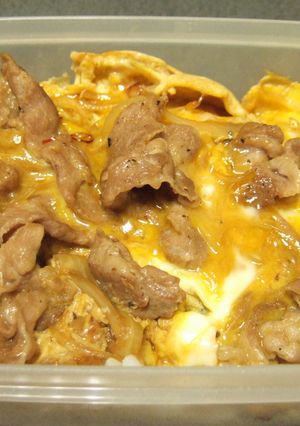 夏の★ピリ辛親子丼-レシピのメイン写真