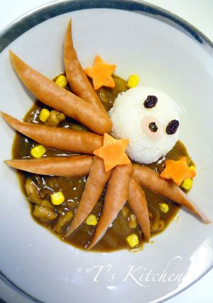 たこ☆デコカレー-レシピのメイン写真