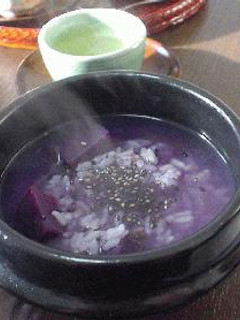 黒米ごはんと紫芋のおかゆ-レシピのメイン写真