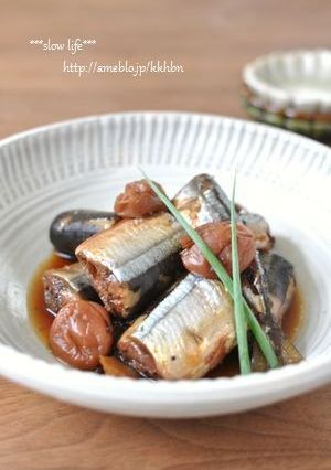 骨まで食べられる！秋刀魚の梅煮-レシピのメイン写真