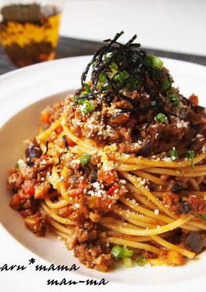 味噌がミソ♪和風ドライカレーパスタ-レシピのメイン写真
