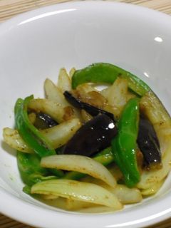 茄子と玉ねぎのカレー炒め-レシピのメイン写真