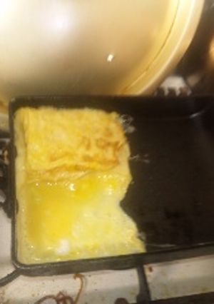 1人分のお弁当のおかずに卵1つで卵焼き☆-レシピのメイン写真