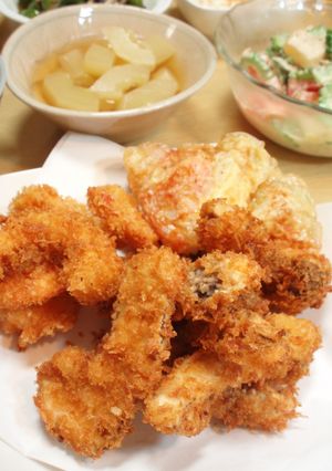 まつたけのフライ-レシピのメイン写真