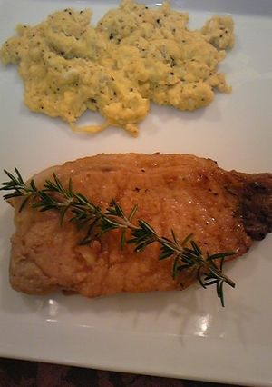 豚肉の塩麹漬け焼き　ローズマリー風味-レシピのメイン写真