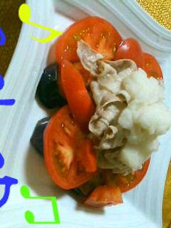 夏バテ知らずの冷しゃぶサラダ♪-レシピのメイン写真
