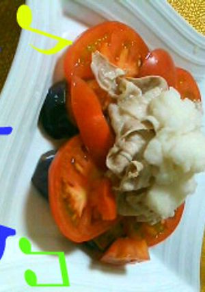 夏バテ知らずの冷しゃぶサラダ♪-レシピのメイン写真