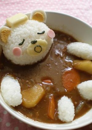 デコカレー☆おふろでまったりクマさん-レシピのメイン写真