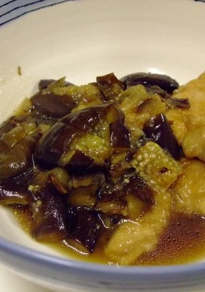ナスと鳥胸肉のさっぱりお酢煮-レシピのメイン写真