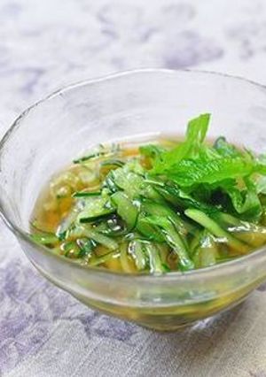 キュウリ素麺-レシピのメイン写真