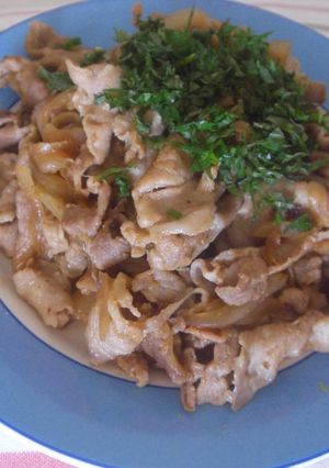 ブタの生姜焼き☆たっぷり大葉のせ-レシピのメイン写真