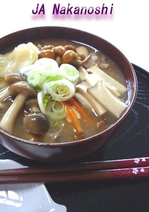 きのこ入り　“すいとん”-レシピのメイン写真