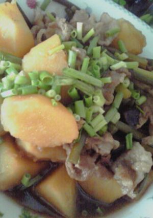 豚肉とじゃがいもの甘辛煮-レシピのメイン写真