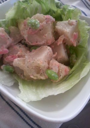 鮭ﾌﾚｰｸとﾎﾟﾃﾄのｻﾗﾀﾞ-レシピのメイン写真
