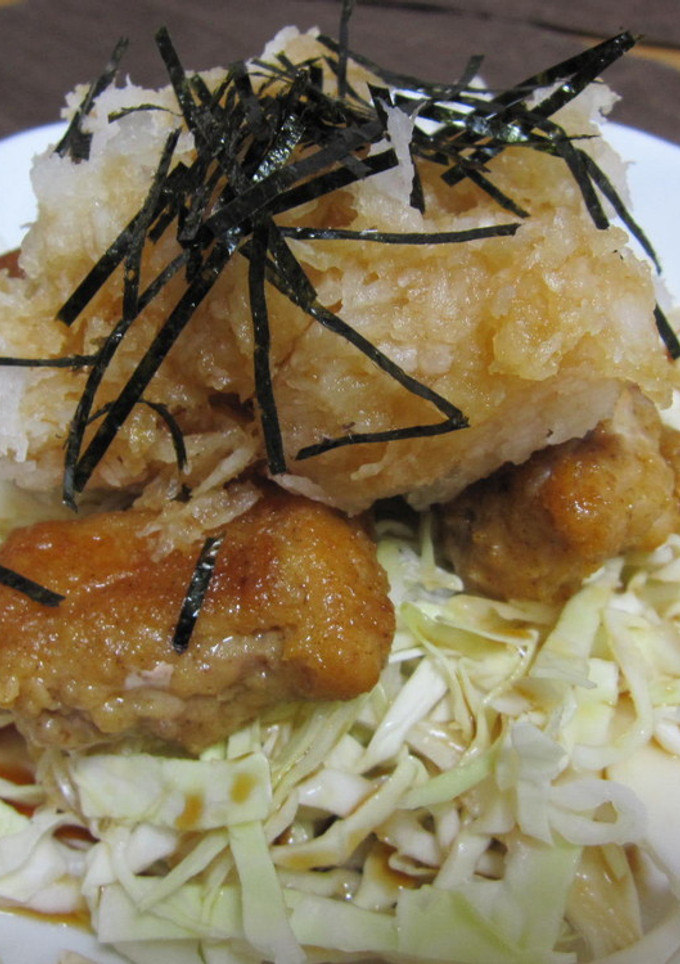 夏にさっぱり：おろしからあげ丼-レシピのメイン写真