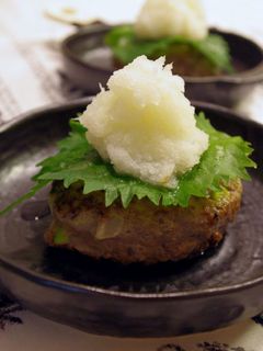 ポン酢で!枝豆入り和風おろしハンバーグ-レシピのメイン写真