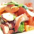 簡単☆タコとルッコラのトマトサラダ