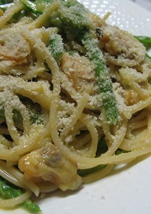 あさりとグリーンアスパラのパスタ-レシピのメイン写真