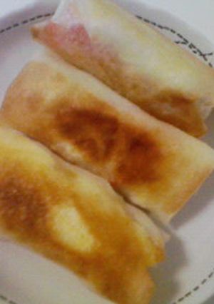 パプリカとささ身の焼き春巻き☆-レシピのメイン写真