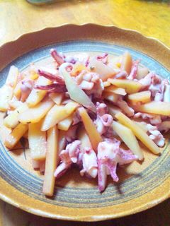 いかとジャガイモの生姜炒め-レシピのメイン写真