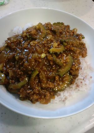 ゴーヤキーマカレー-レシピのメイン写真