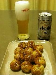 ルウで作る!ビールに合うカレーたこ焼き-レシピのメイン写真