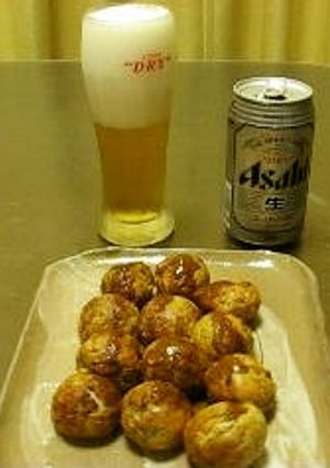 ルウで作る！ビールに合うカレーたこ焼き-レシピのメイン写真