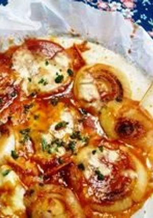 博多屋台の味?!玉ねぎのチーズ焼き★-レシピのメイン写真