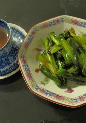 チンゲン菜とししとう炒め…あっさり簡単-レシピのメイン写真