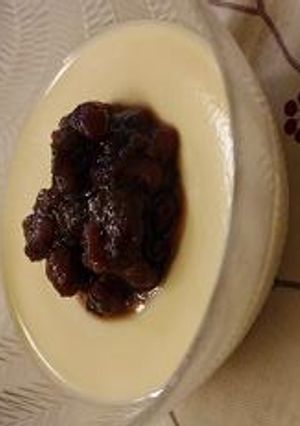 豆乳プリンの小豆のせ-レシピのメイン写真