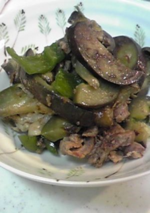 茄子と豚肉のおかか炒め-レシピのメイン写真