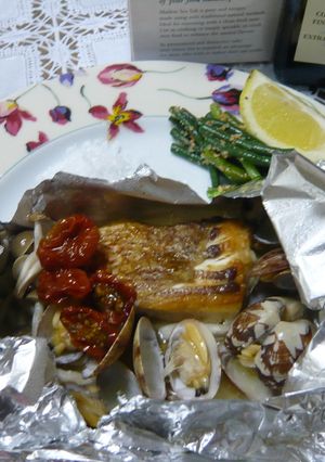 簡単イタリアン♪鯛のカルトッチョ♪-レシピのメイン写真