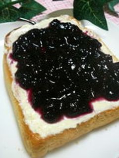 チーズケーキ風?!ブルーベリートースト☆-レシピのメイン写真