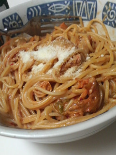 キムチオイマヨの簡単深味♪はまる!パスタ-レシピのメイン写真