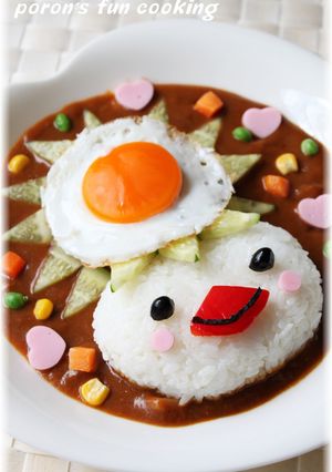 かっぱさん✿デコカレー-レシピのメイン写真