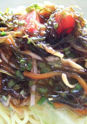 清涼☆冷やしラーメン・松前漬ソースかけ-レシピのメイン写真
