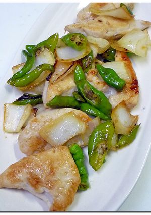 鶏ササミとしし唐の♪ナンプラー焼き♪-レシピのメイン写真