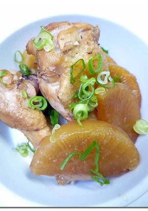 鶏手羽元と大根♪フライパンで♪照り煮-レシピのメイン写真