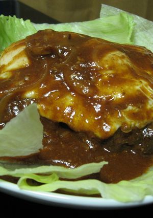 煮込みハンバーグ-レシピのメイン写真