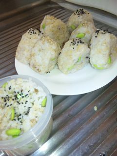 雑穀枝豆おにぎり☆-レシピのメイン写真