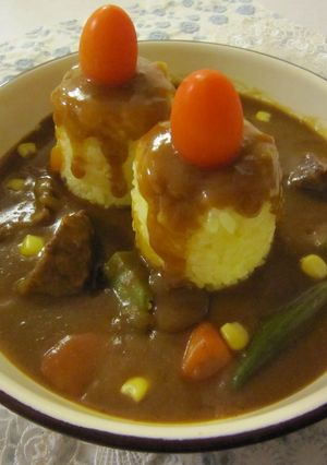 プリンみたい♪デコカレー-レシピのメイン写真