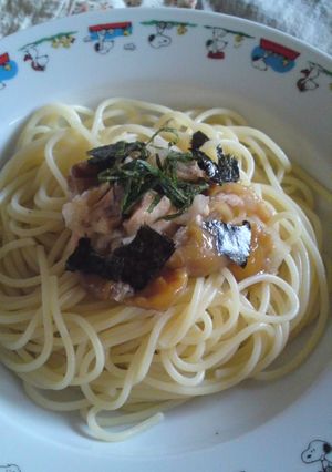 あけぼのさけでつるっと冷たいパスタ♪-レシピのメイン写真